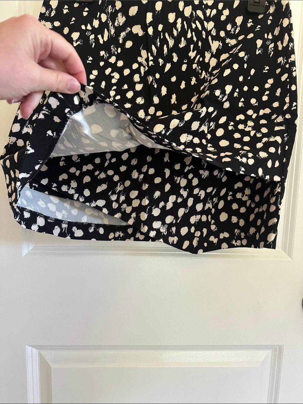 Versona Black and White Print Women's Skort - Picture 2 of 2